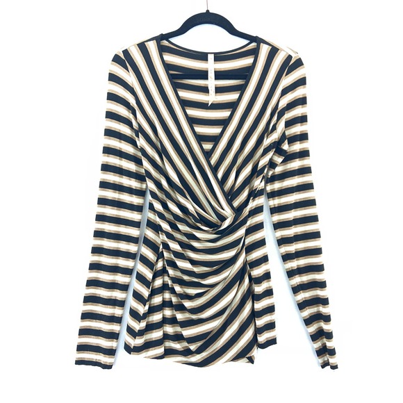 Bailey 44 Tops - Bailey 44 Black Stripe Top Sz Medium